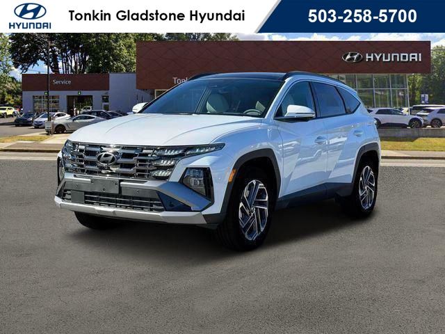 Creamy White Pearl 2026 Hyundai Tucson Hybrid Plug-In SUV / Crossover All-Wheel Drive 6-Speed Automatic
