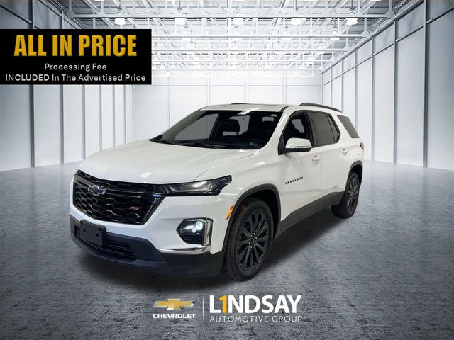 Summit White 2022 Chevrolet Traverse RS AWD SUV / Crossover Four-Wheel Drive 9-Speed Automatic