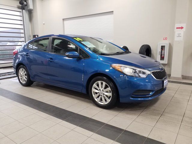Abyss Blue 2014 Kia Forte LX Sedan Front-Wheel Drive 6-Speed Automatic
