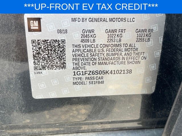 Used 2019 Chevrolet Bolt EV For Sale in Livonia, MI