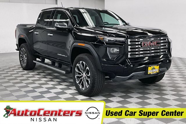 Onyx Black 2024 GMC Canyon Denali Crew Cab 4WD Pickup Truck Four-Wheel Drive 8-Speed Automatic
