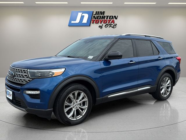 Blue Metallic 2022 Ford Explorer SUV / Crossover Rear-Wheel Drive Automatic
