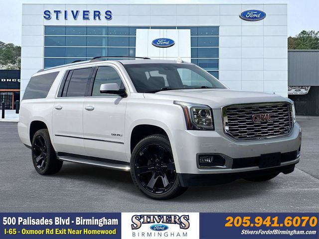 White Frost Tricoat 2019 GMC Yukon XL Denali 4WD SUV / Crossover Four-Wheel Drive