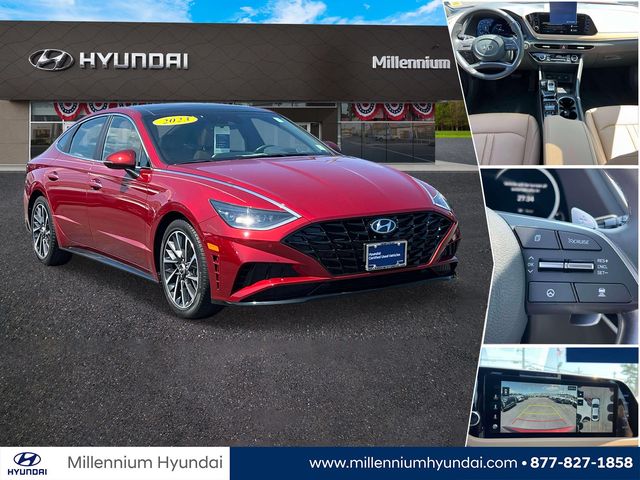 Red 2023 Hyundai Sonata Sedan Front-Wheel Drive 8-Speed Automatic