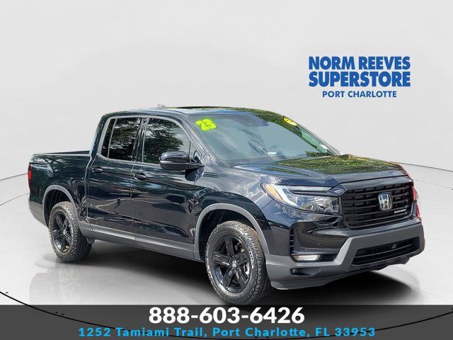 Black 2023 Honda Ridgeline Pickup Truck All-Wheel Drive 9-Speed Automatic