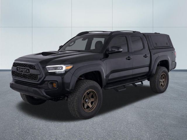Midnight Black Metallic 2021 Toyota Tacoma Pickup Truck Four-Wheel Drive 6-Speed Automatic
