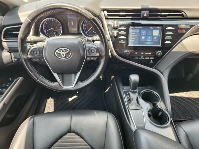 2019 Toyota Camry SE White at Cook Ford