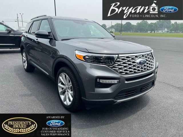 Carbonized Gray Metallic 2023 Ford Explorer SUV / Crossover All-Wheel Drive Automatic