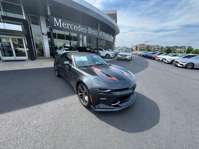 Gray Metallic 2017 Chevrolet Camaro Convertible Rear-Wheel Drive 6-Speed Manual
