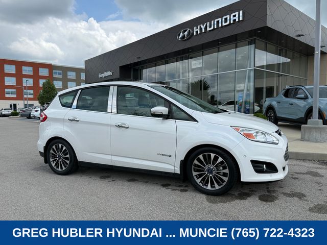 White Platinum Clearcoat Metallic 2017 Ford C-Max Hybrid Wagon Front-Wheel Drive Continuously Variable Transmission