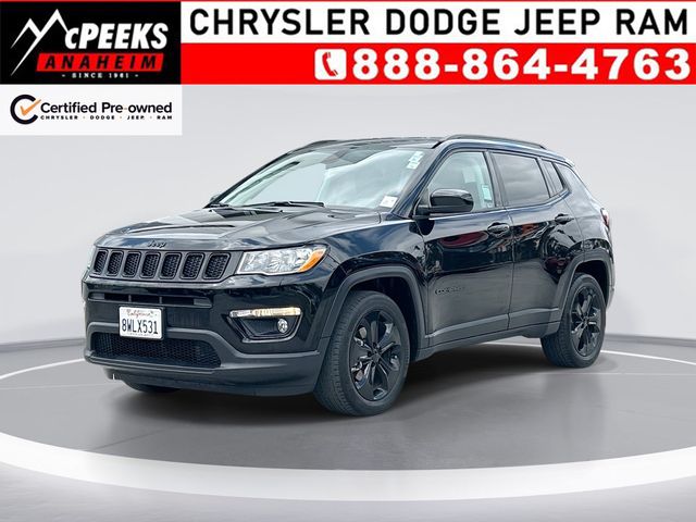 Diamond Black Crystal Pearlcoat 2021 Jeep Compass SUV / Crossover Front-Wheel Drive 6-Speed Automatic
