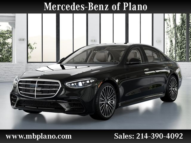 Black 2023 Mercedes-Benz S-Class Sedan All-Wheel Drive 9-Speed Automatic