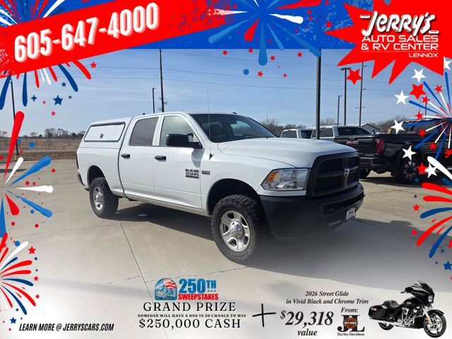 Bright White Clearcoat 2017 RAM 2500 Tradesman Crew Cab 4WD Pickup Truck Four-Wheel Drive 6-Speed Automatic