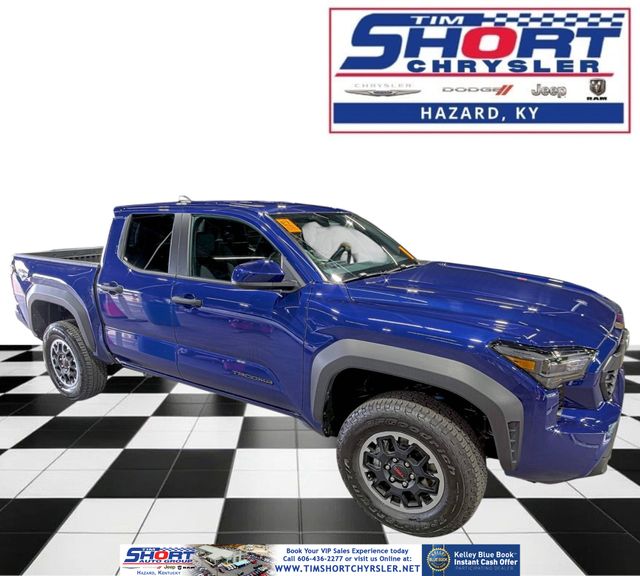 Blue 2025 Toyota Tacoma Pickup Truck Four-Wheel Drive 8-Speed Automatic