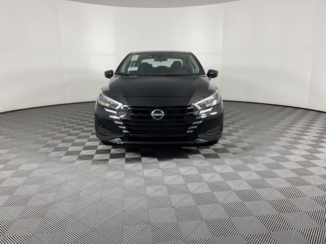 2025 Super Black Metallic Nissan Versa 1.6 S FWD Sedan