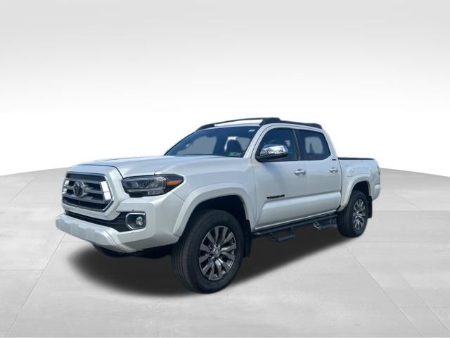 White (Wind Chill Pearl) 2023 Toyota Tacoma Limited Double Cab 4WD Pickup Truck Four-Wheel Drive 6-Speed Automatic