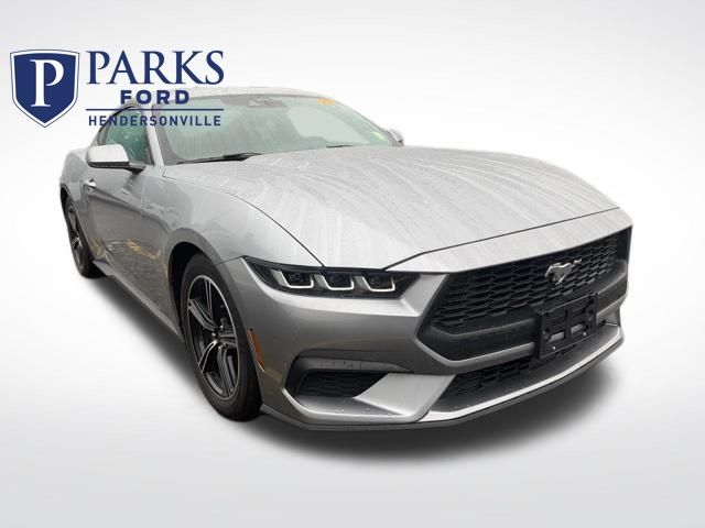 Iconic Silver Metallic 2024 Ford Mustang Coupe Rear-Wheel Drive Automatic