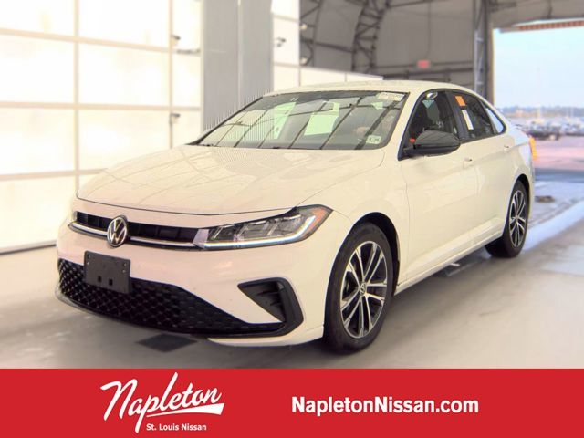 White 2025 Volkswagen Jetta Sedan Front-Wheel Drive 8-Speed Automatic