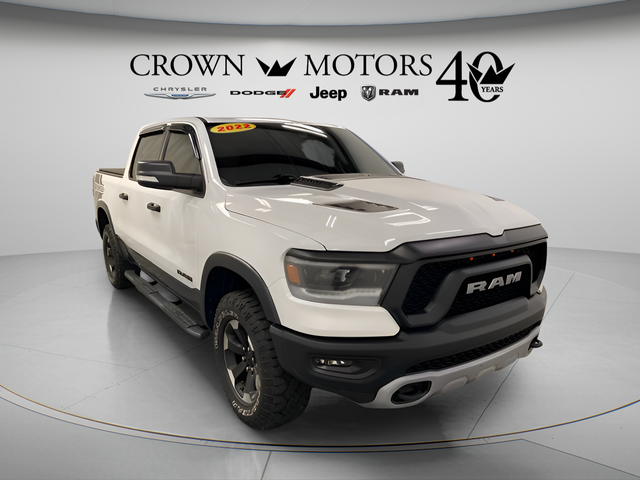 Bright White 2022 RAM 1500 Pickup Truck Four-Wheel Drive 8-Speed Automatic