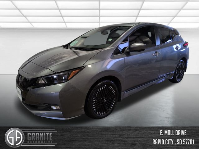 Gray (Gun Metallic) 2024 Nissan LEAF SV Plus FWD Hatchback Front-Wheel Drive Automatic
