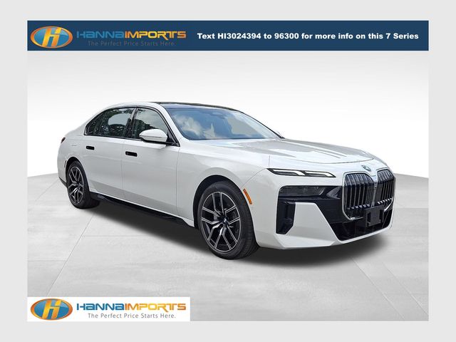 Alpine White 2025 BMW 7 Series 740i xDrive Sedan All-Wheel Drive 8-Speed Automatic