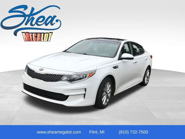 Snow White Pearl 2018 Kia Optima EX Sedan Front-Wheel Drive 6-Speed Automatic