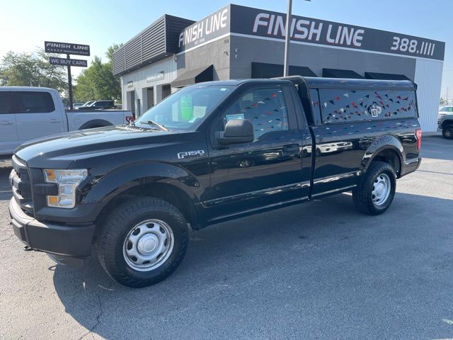Black 2016 Ford F-150 Pickup Truck Four-Wheel Drive 6-Speed Automatic