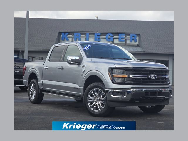 Silver Metallic 2024 Ford F-150 Pickup Truck Four-Wheel Drive Automatic
