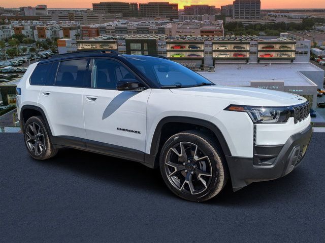 Bright White Clearcoat 2026 Jeep Cherokee Overland 4WD SUV / Crossover Four-Wheel Drive Continuously Variable Transmission