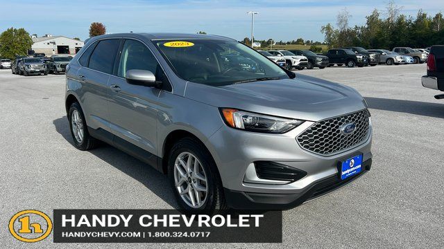 Silver Metallic 2023 Ford Edge SEL AWD SUV / Crossover All-Wheel Drive 8-Speed Automatic