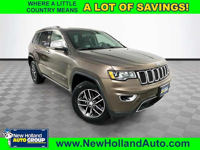 Walnut Brown Metallic Clearcoat 2017 Jeep Grand Cherokee Limited 4WD SUV / Crossover Four-Wheel Drive 8-Speed Automatic