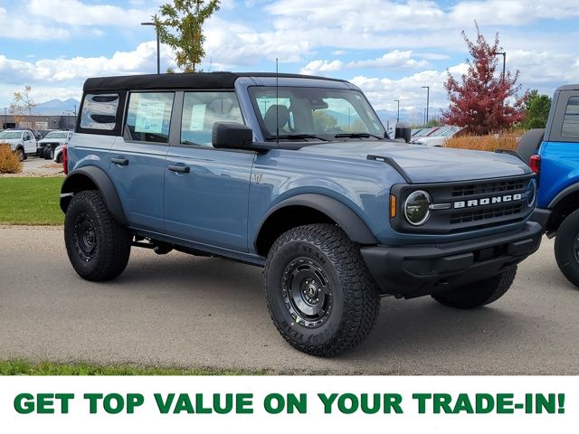 Blue (Azure Gray Metallic Tri-Coat) 2025 Ford Bronco SUV / Crossover Four-Wheel Drive Automatic