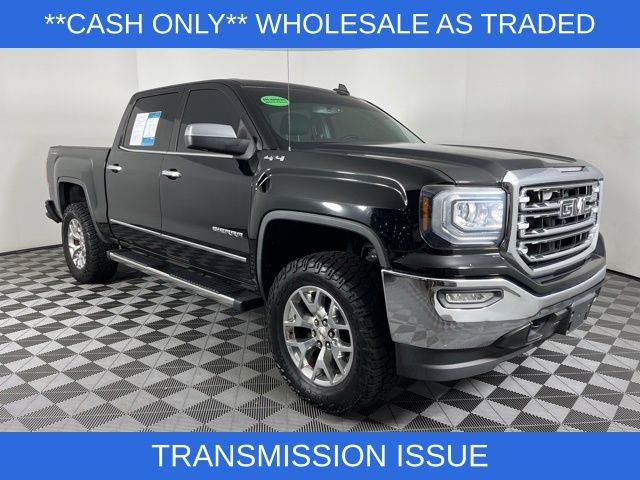Onyx Black 2016 GMC Sierra 1500 SLT Crew Cab 4WD Pickup Truck Four-Wheel Drive 6-Speed Automatic Overdrive