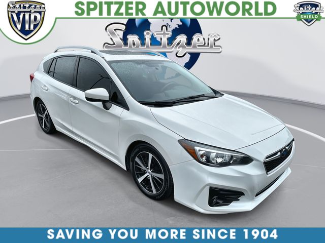 Crystal White Pearl 2019 Subaru Impreza 2.0i Premium Hatchback AWD Hatchback All-Wheel Drive Continuously Variable Transmission