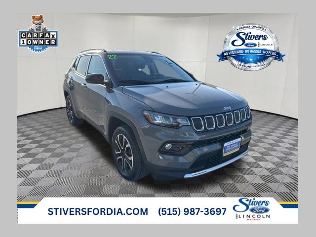 Sting-Gray Clearcoat 2022 Jeep Compass SUV / Crossover Four-Wheel Drive 9-Speed Automatic