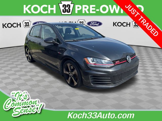 Steel Gray Metallic 2016 Volkswagen Golf GTI Hatchback Front-Wheel Drive 6-Speed Manual