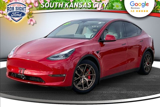 Red Multi-Coat 2023 Tesla Model Y Performance AWD SUV / Crossover All-Wheel Drive 1-Speed Automatic
