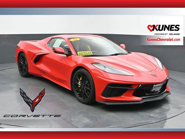 Red 2025 Chevrolet Corvette Convertible Rear-Wheel Drive 8-Speed Dual Clutch