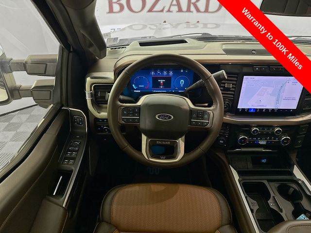 2024 Star White Metallic Tri-Coat Ford Super Duty F-450 DRW King Ranch DRW 4X4 Truck