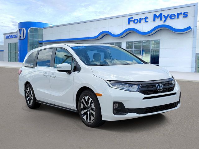 Platinum White Pearl 2025 Honda Odyssey Minivan Front-Wheel Drive Automatic