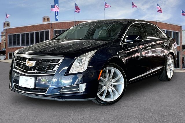 Dark Adriatic Blue Metallic 2017 Cadillac XTS Sedan All-Wheel Drive 6-Speed Automatic