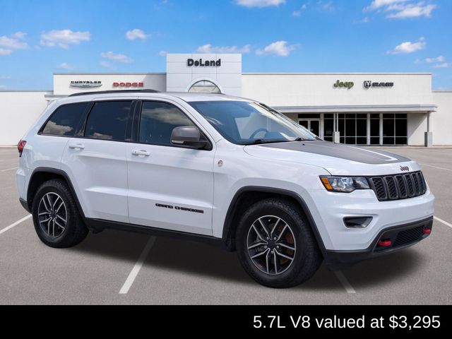 Bright White Clearcoat 2019 Jeep Grand Cherokee SUV / Crossover Four-Wheel Drive 8-Speed Automatic
