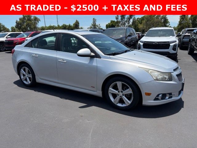 Silver Ice Metallic 2014 Chevrolet Cruze 2LT Sedan FWD Sedan Front-Wheel Drive 6-Speed Automatic Overdrive