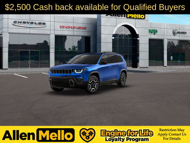 Hydro Blue Pearlcoat 2026 Jeep Cherokee SUV / Crossover Four-Wheel Drive Continuously Variable Transmission