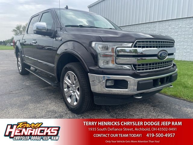 Magma Red Metallic 2018 Ford F-150 Lariat SuperCrew 4WD Pickup Truck Four-Wheel Drive Automatic
