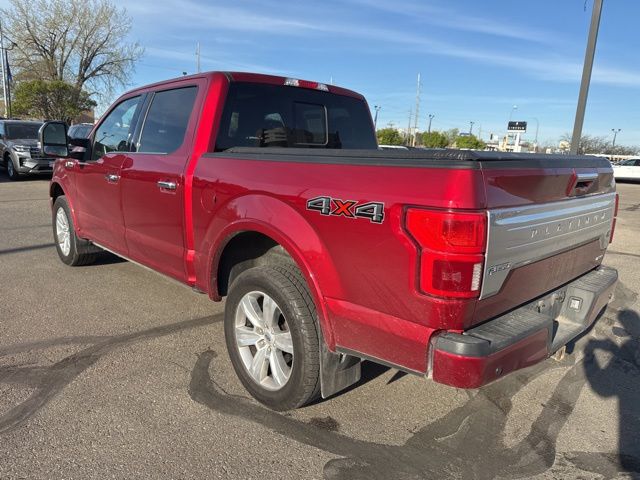 2018 Ruby Red Ford F-150 Platinum 4X4 Truck