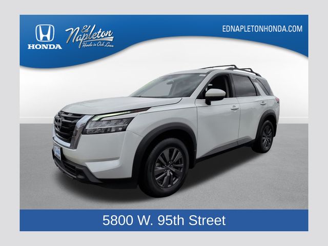 Pearl White Tricoat 2022 Nissan Pathfinder SV 4WD SUV / Crossover All-Wheel Drive 9-Speed Automatic