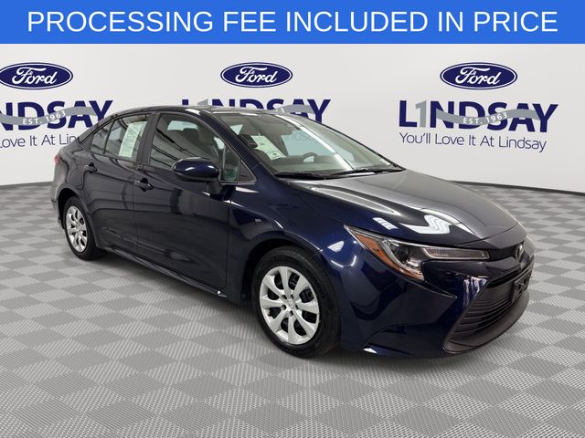 Blue 2024 Toyota Corolla LE FWD Sedan Front-Wheel Drive Continuously Variable Transmission