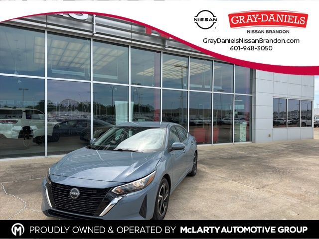 Atlantic Gray Metallic 2024 Nissan Sentra SV FWD Sedan Front-Wheel Drive Continuously Variable Transmission