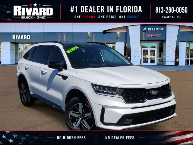 White Pearl 2021 Kia Sorento EX FWD SUV / Crossover Front-Wheel Drive 8-Speed Dual Clutch